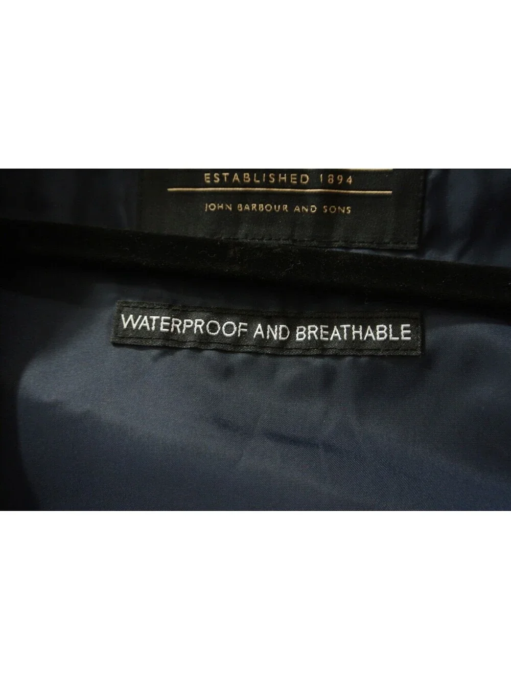 NEW, Barbour Men's Domus Water Resistant Jacket in Navy Sz M #SJ2453
